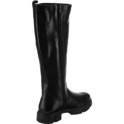 Combat Fashion Leder Chelsea Boots Klassische Stiefel - Schwarz -Schuh Rabatt Geschäft 25037462 05