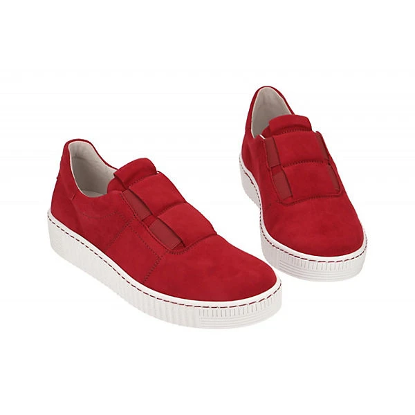 Gabor Damenschuhe 43.335 Sportliche Slipper - Rot 2 Gabor Damenschuhe 43.335 Sportliche Slipper - Rot – Bild 2