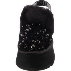 Ugg W Funkette Chunky Sequin Pantoffeln - Schwarz -Schuh Rabatt Geschäft 26293361 04