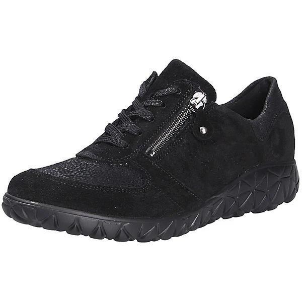 Waldläufer Damen Comfort Schnürschuh Komfort-Halbschuhe - Schwarz 1 Waldläufer Damen Comfort Schnürschuh Komfort-Halbschuhe - Schwarz