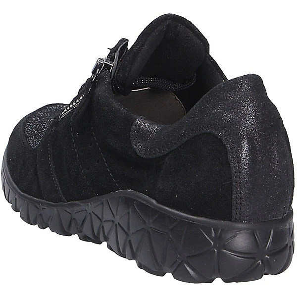 Waldläufer Damen Comfort Schnürschuh Komfort-Halbschuhe - Schwarz 3 Waldläufer Damen Comfort Schnürschuh Komfort-Halbschuhe - Schwarz – Bild 3