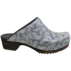 Sanita Wood Flok Clogs