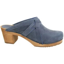 Sanita Wood Manuella Square Clogs