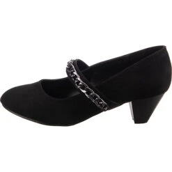 Classic Spangenpump - Schwarz -Schuh Rabatt Geschäft 27037002 03