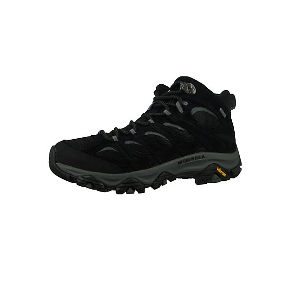Merrell Herren Wanderstiefel Wanderschuhe Moab 3 Mid GTX J036243 Schwarz Black/Grey Leder Mit Vibram TC5+ & EVA & Kinetic Fit Klassische Stiefel - Schwarz 2 Merrell Herren Wanderstiefel Wanderschuhe Moab 3 Mid GTX J036243 Schwarz Black/Grey Leder Mit Vibram TC5+ & EVA & Kinetic Fit Klassische Stiefel - Schwarz – Bild 2