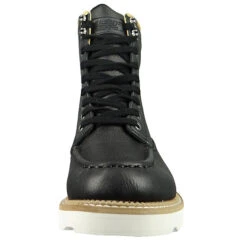 Damen Elegante Stiefelette Darrow Mocc S 234735-700 Schwarz 59 Regular Black Leder Ankle Boots - Schwarz -Schuh Rabatt Geschäft 27240706 06