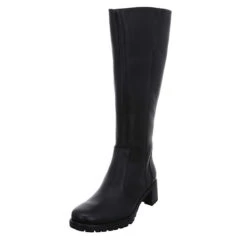 Ara Damen Stiefel Schuhe Ronda Stiefel Elegant Klassisch Glattleder Uni Klassische Stiefel - Schwarz