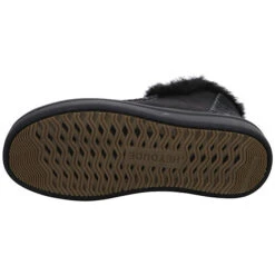 Damen Stiefel Schuhe Denny Boots Elegant Freizeit Leder-/Textilkombination Uni Klassische Stiefel - Schwarz -Schuh Rabatt Geschäft 27732575 09