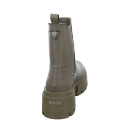 Guess Charlotte Chelsea-Boots Leder-/Textilkombination Uni Chelsea Boots - Grün -Schuh Rabatt Geschäft 27737354 04