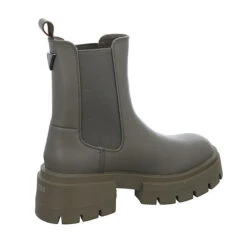Guess Charlotte Chelsea-Boots Leder-/Textilkombination Uni Chelsea Boots - Grün -Schuh Rabatt Geschäft 27737354 05
