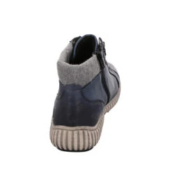 Remonte Schnürboots Leder-/Textilkombination Uni Schnürstiefel - Blau 13 Remonte Schnürboots Leder-/Textilkombination Uni Schnürstiefel - Blau -Schuh Rabatt Geschäft 27794019 04