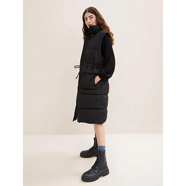 Tom Tailor Shoes Licence Gefütterte Stiefeletten Winterstiefel - Schwarz 1 Tom Tailor Shoes Licence Gefütterte Stiefeletten Winterstiefel - Schwarz