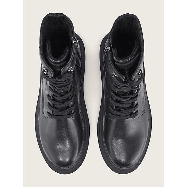 Tom Tailor Shoes Licence Gefütterte Stiefeletten Winterstiefel - Schwarz 6 Tom Tailor Shoes Licence Gefütterte Stiefeletten Winterstiefel - Schwarz – Bild 6