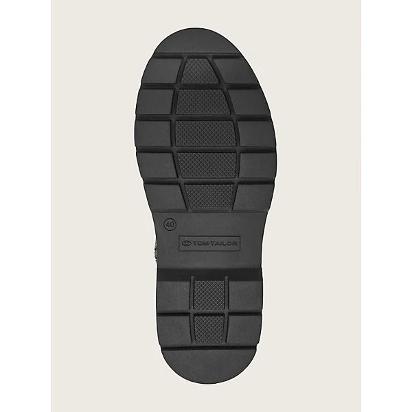 Tom Tailor Shoes Licence Gefütterte Stiefeletten Winterstiefel - Schwarz 7 Tom Tailor Shoes Licence Gefütterte Stiefeletten Winterstiefel - Schwarz – Bild 7