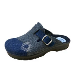 Fly Flot Herren Filz Pantoffel 882254 - Blau -Schuh Rabatt Geschäft 28713078 03