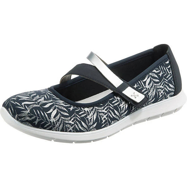 Remonte R7109-14 Komfort-Ballerinas - Schwarz/weiß 1 Remonte R7109-14 Komfort-Ballerinas - Schwarz/weiß