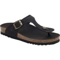 Scholl Nicole Komfort-Pantoletten - Schwarz