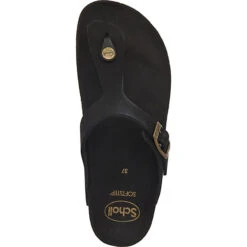 Scholl Nicole Komfort-Pantoletten - Schwarz 7 Scholl Nicole Komfort-Pantoletten - Schwarz -Schuh Rabatt Geschäft 29095066 04