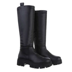 Plateaustiefel Reißverschluss, Blockabsatz, - Schwarz 13 Plateaustiefel Reißverschluss, Blockabsatz, - Schwarz -Schuh Rabatt Geschäft 29123265 07