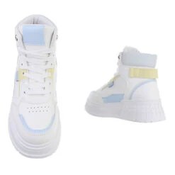 Sneakers High Lochschnürung, Keilabsatz/Wedge, -Schuh Rabatt Geschäft 29125846 03