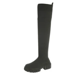 Plateaustiefel , Blockabsatz,