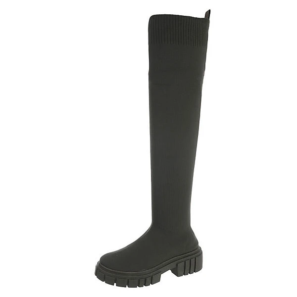 Plateaustiefel , Blockabsatz, 1 Plateaustiefel , Blockabsatz,