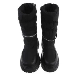 Plateaustiefel Reißverschluss, Blockabsatz, - Schwarz 7 Plateaustiefel Reißverschluss, Blockabsatz, - Schwarz -Schuh Rabatt Geschäft 29128452 04