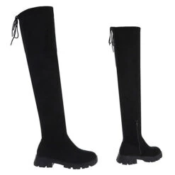 Plateaustiefel Reißverschluss, Blockabsatz, 5 Plateaustiefel Reißverschluss, Blockabsatz, -Schuh Rabatt Geschäft 29129418 03