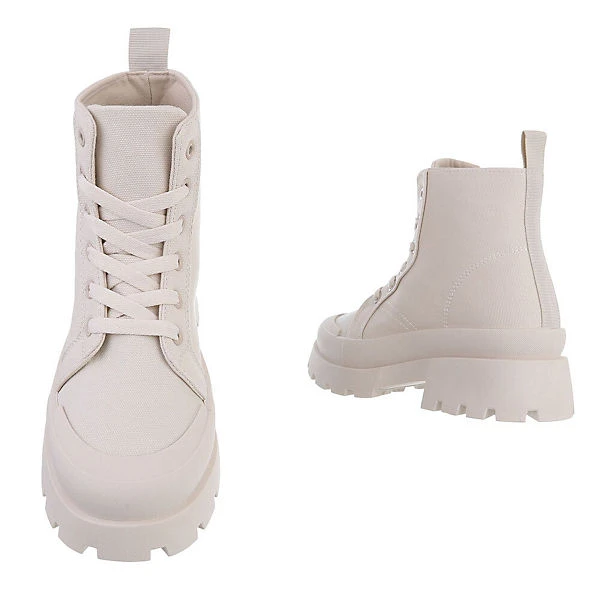 Schnürstiefeletten Lochschnürung, Blockabsatz, 3 Schnürstiefeletten Lochschnürung, Blockabsatz, – Bild 3