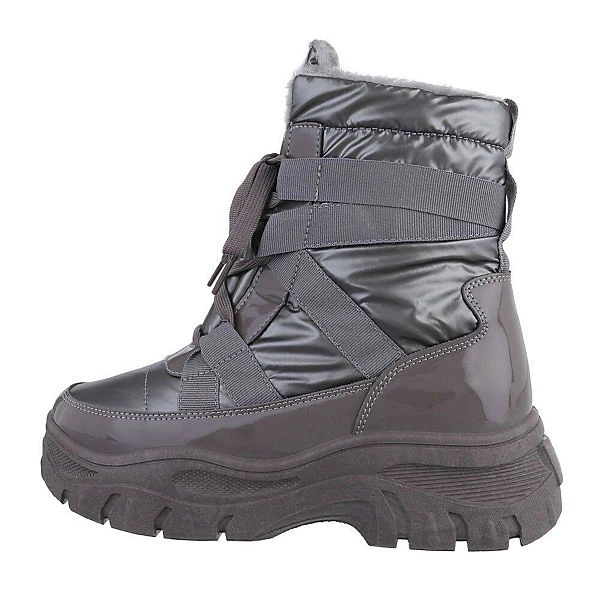 Snowboots Lochschnürung, Flach, 1 Snowboots Lochschnürung, Flach,