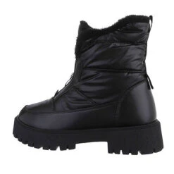 Snowboots Reißverschluss, Blockabsatz,