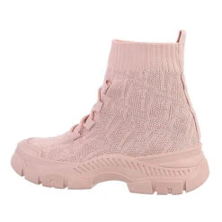 Sneakers High Lochschnürung, Flach,