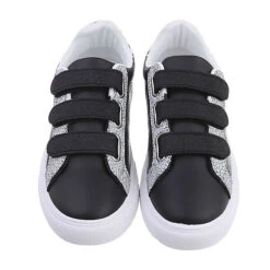 Sneakers Low Klettverschluss, Flach, Metallisch 7 Sneakers Low Klettverschluss, Flach, Metallisch -Schuh Rabatt Geschäft 29347872 04