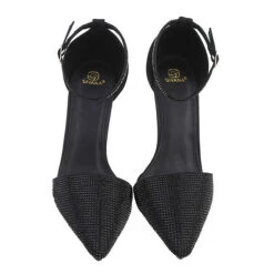 Schnür- & Riemchenpumps Knöchelriemen, Pfennig-/Stilettoabsatz, Riemen, Strass -Schuh Rabatt Geschäft 29348182 04