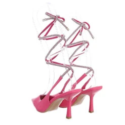 Schnür- & Riemchenpumps Hakenschnürung, Pfennig-/Stilettoabsatz, Strass -Schuh Rabatt Geschäft 29596430 03