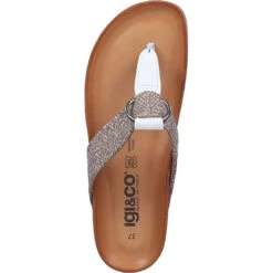 Pantoletten Zehentrenner - Weiß -Schuh Rabatt Geschäft 29649833 06