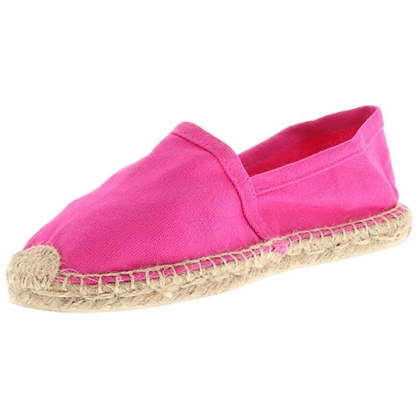 Damen Espadrilles Slipper Flach Bastoptik Pink/magenta - Pink 1 Damen Espadrilles Slipper Flach Bastoptik Pink/magenta - Pink