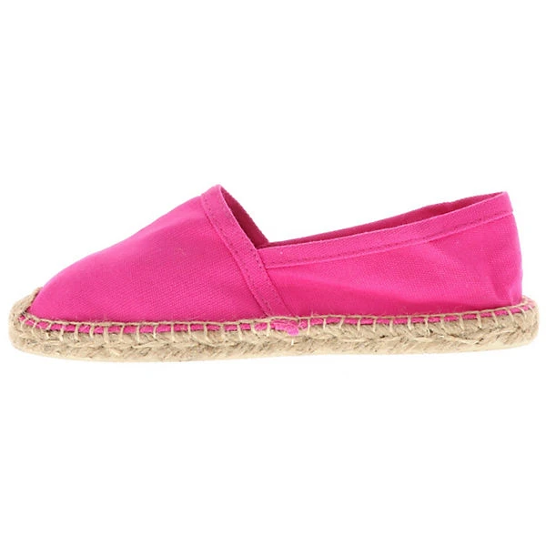 Damen Espadrilles Slipper Flach Bastoptik Pink/magenta - Pink 5 Damen Espadrilles Slipper Flach Bastoptik Pink/magenta - Pink – Bild 5