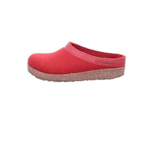 Haflinger Hausschuh Grizzly Torben Hausschuhe - Rot 2 Haflinger Hausschuh Grizzly Torben Hausschuhe - Rot – Bild 2