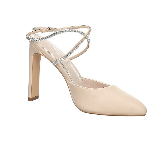 Buffalo Damen Pumps Schuhe Jolie Queen Pumps Elegant Klassisch Synthetik Uni Spangenpumps - Creme 6 Buffalo Damen Pumps Schuhe Jolie Queen Pumps Elegant Klassisch Synthetik Uni Spangenpumps - Creme – Bild 6