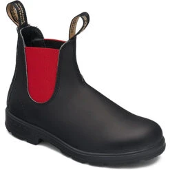 Blundstone Stiefel Boots #508 Voltan Leather Elastic (550 Series) Voltan Black/Red | Weite Größe
