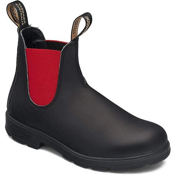 Blundstone Stiefel Boots #508 Voltan Leather Elastic (550 Series) Voltan Black/Red | Weite Größe 1 Blundstone Stiefel Boots #508 Voltan Leather Elastic (550 Series) Voltan Black/Red | Weite Größe