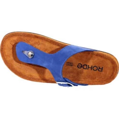 Rohde Easys Zehentrenner - Blau -Schuh Rabatt Geschäft 30047022 03