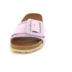 Verbenas Pantolette Reiko Velour Komfort-Pantoletten - Violett -Schuh Rabatt Geschäft 30051065 05