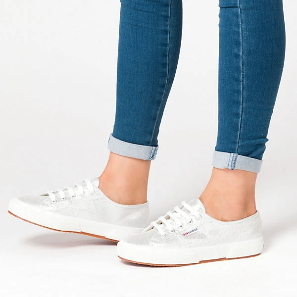 2750 Lame Sneakers Low - Silber 7 2750 Lame Sneakers Low - Silber – Bild 7