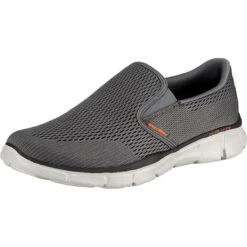 Skechers EQUALIZER DOUBLE-PLAY Sportliche Slipper - Anthrazit