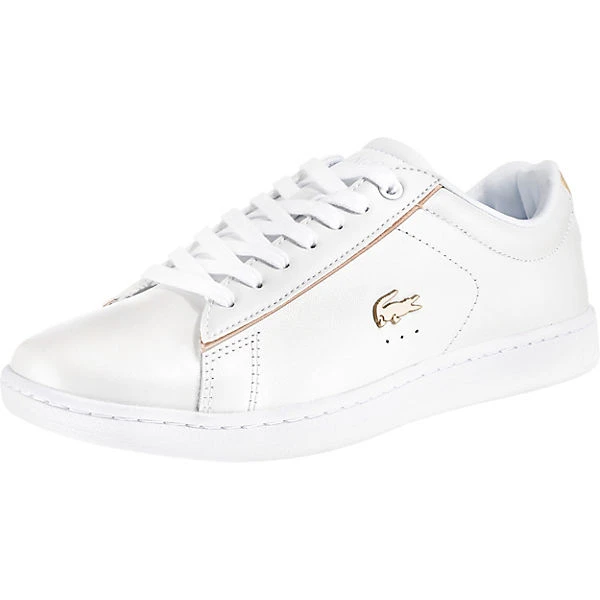 Lacoste Carnaby Evo 118 6 Sneakers Low - Weiß/gold 1 Lacoste Carnaby Evo 118 6 Sneakers Low - Weiß/gold