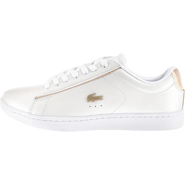 Lacoste Carnaby Evo 118 6 Sneakers Low - Weiß/gold 3 Lacoste Carnaby Evo 118 6 Sneakers Low - Weiß/gold – Bild 3