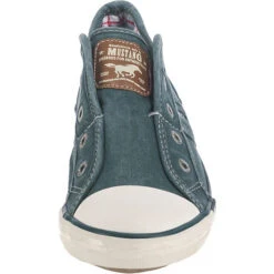 Mustang Slip-On-Sneaker - Blau/grün -Schuh Rabatt Geschäft 7396491 04