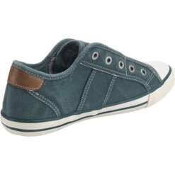 Mustang Slip-On-Sneaker - Blau/grün -Schuh Rabatt Geschäft 7396491 05